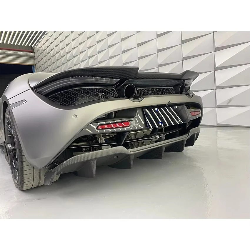 Upgrade Auto Parts R Style Dry Carbon Fiber Rear Wing Spoiler For  720s Body Kit 2017-2019